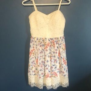 This is a dress that fits a bit short.